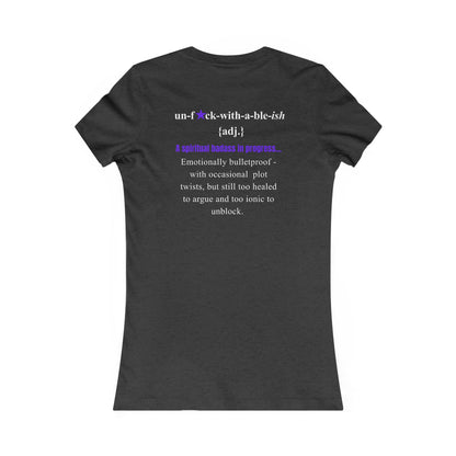 Black t-shirt with text on the back on a white background the bean grind