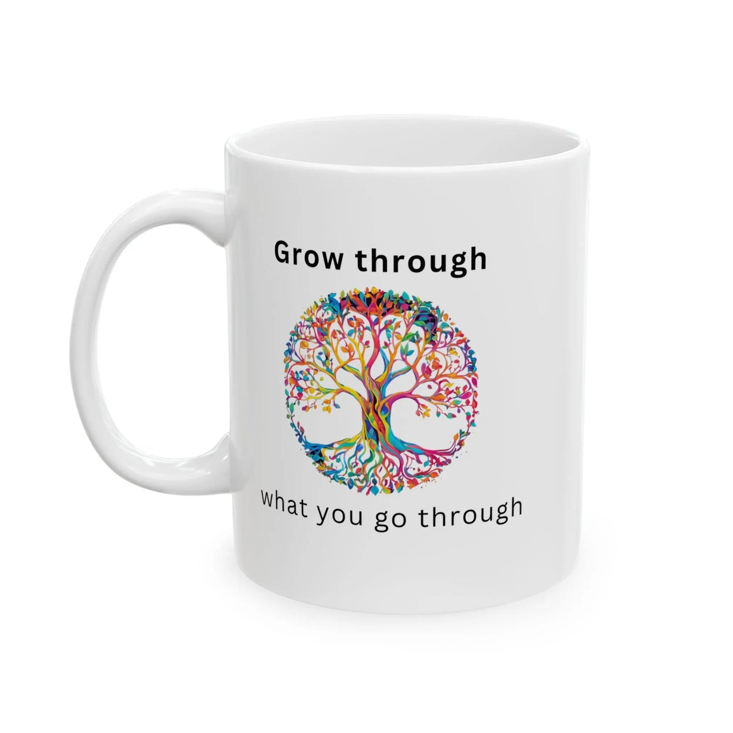 Inspirational Ceramic Mug, Tree of Life Printify