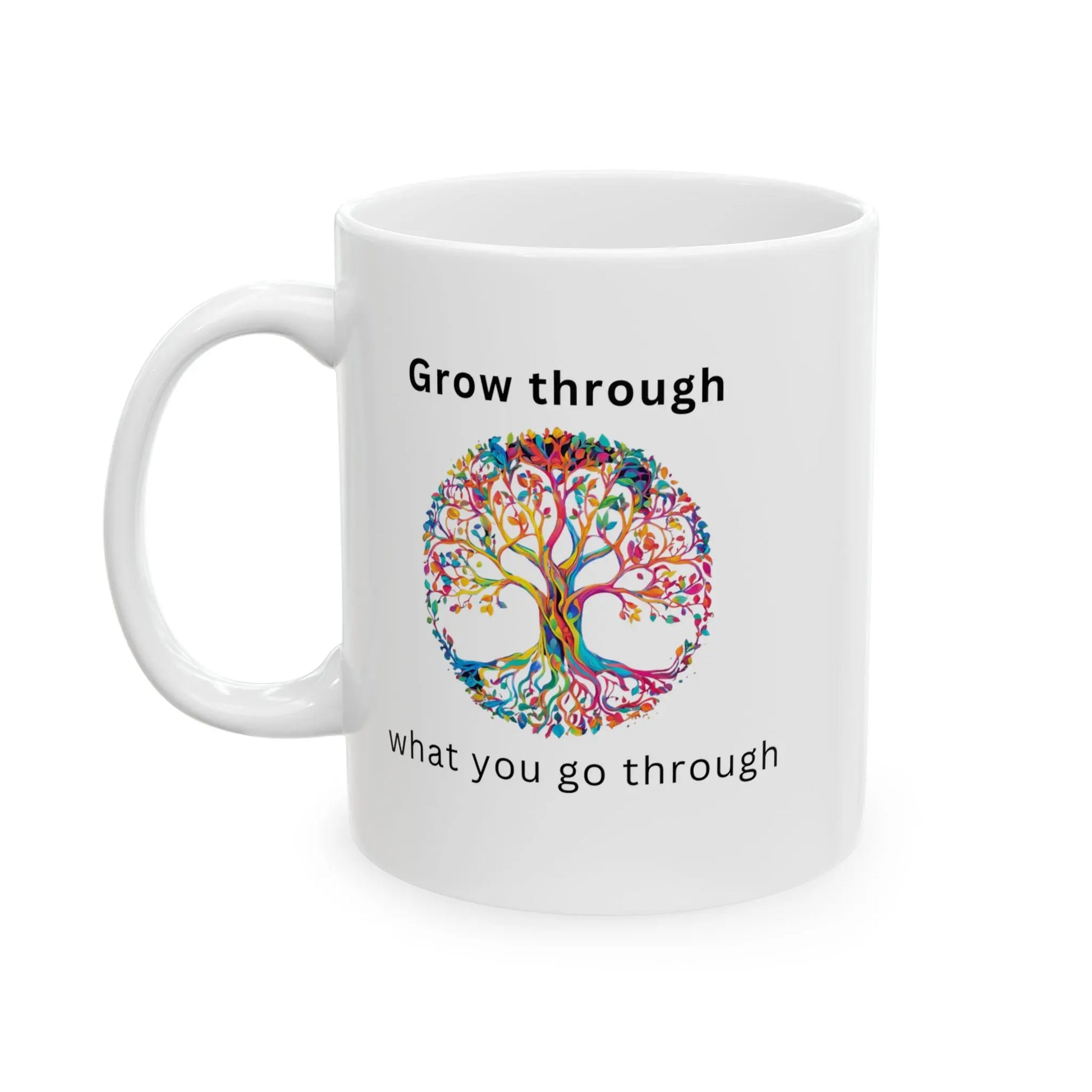 Inspirational Ceramic Mug, Tree of Life Printify