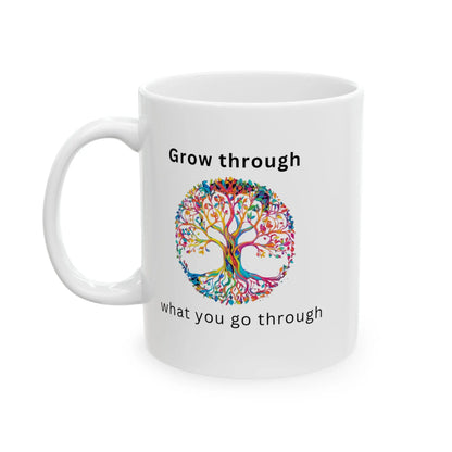 Inspirational Ceramic Mug, Tree of Life Printify