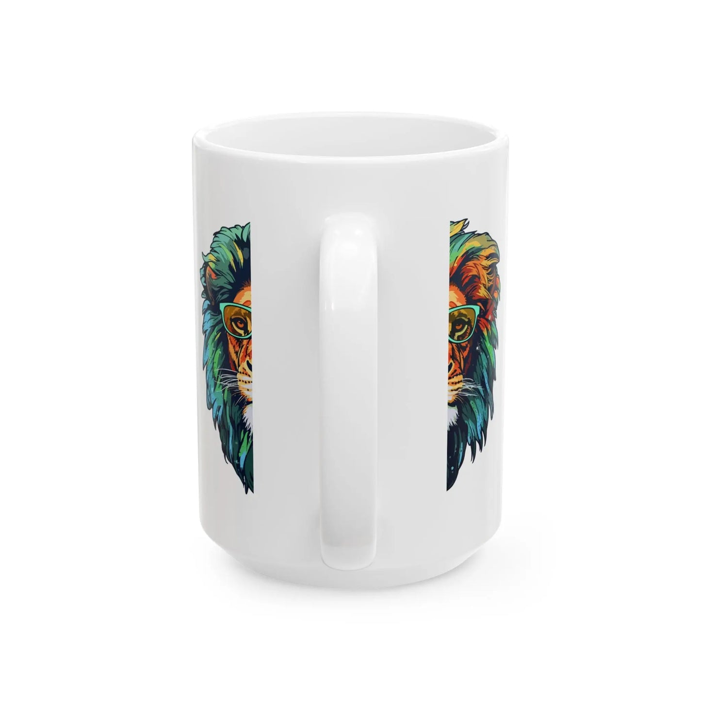 Inspirational Ceramic Mug, Lion Lovers Printify