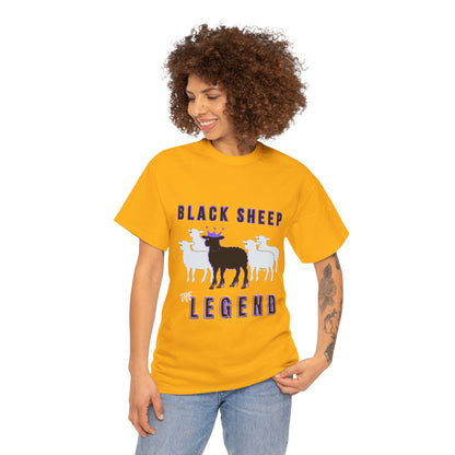The Legend Black Sheep T-Shirt, Unisex Heavy Cotton 6 Colors