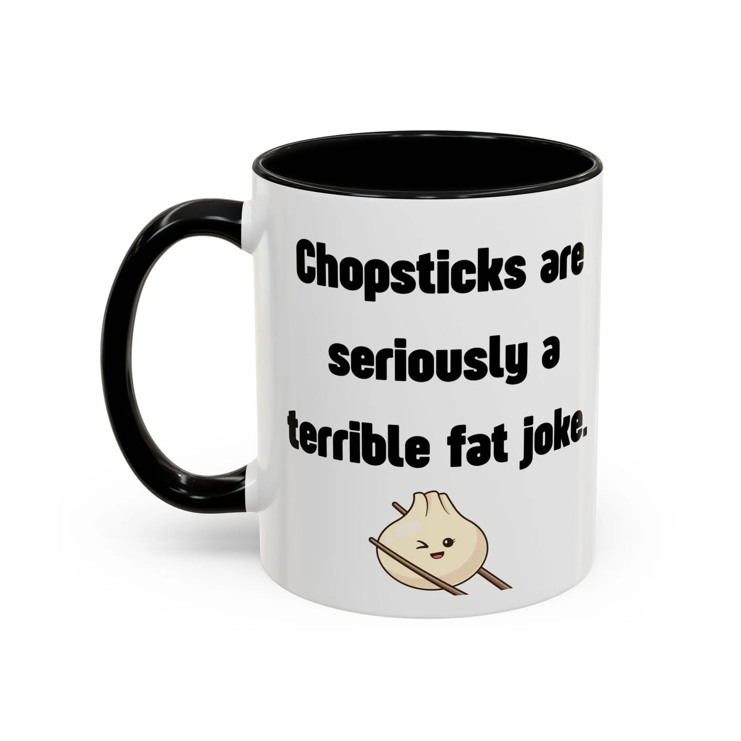 Funny Ceramic Mug, Fat Jokes Printify