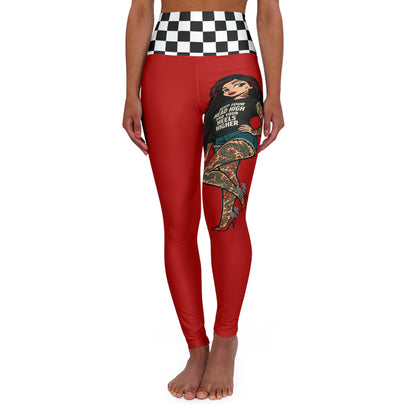Rebel Tattooed Skarlitt High-Waisted Leggings, 4 Colors