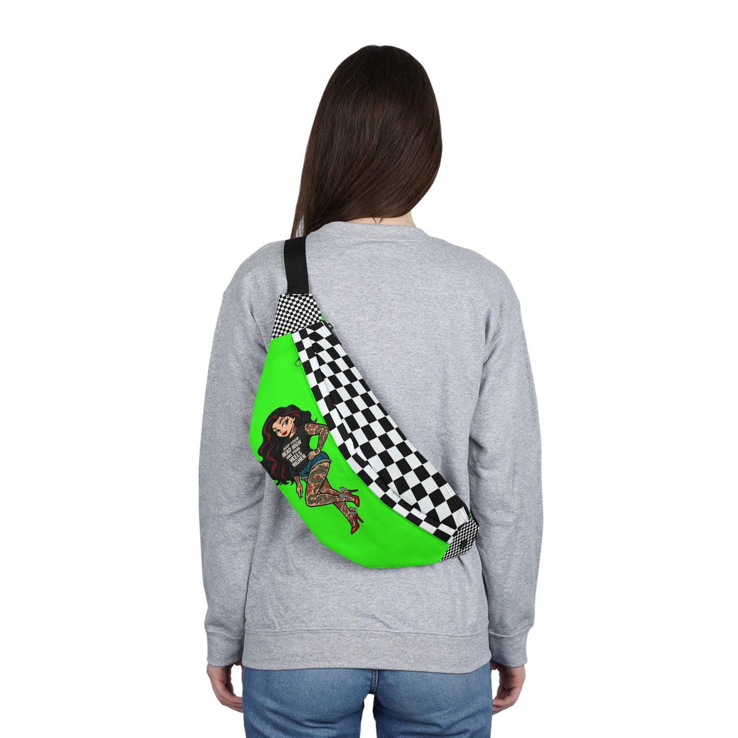 Tattooed Skarlitt Large Fanny Pack, Retro Rebel Limited Edition Colors