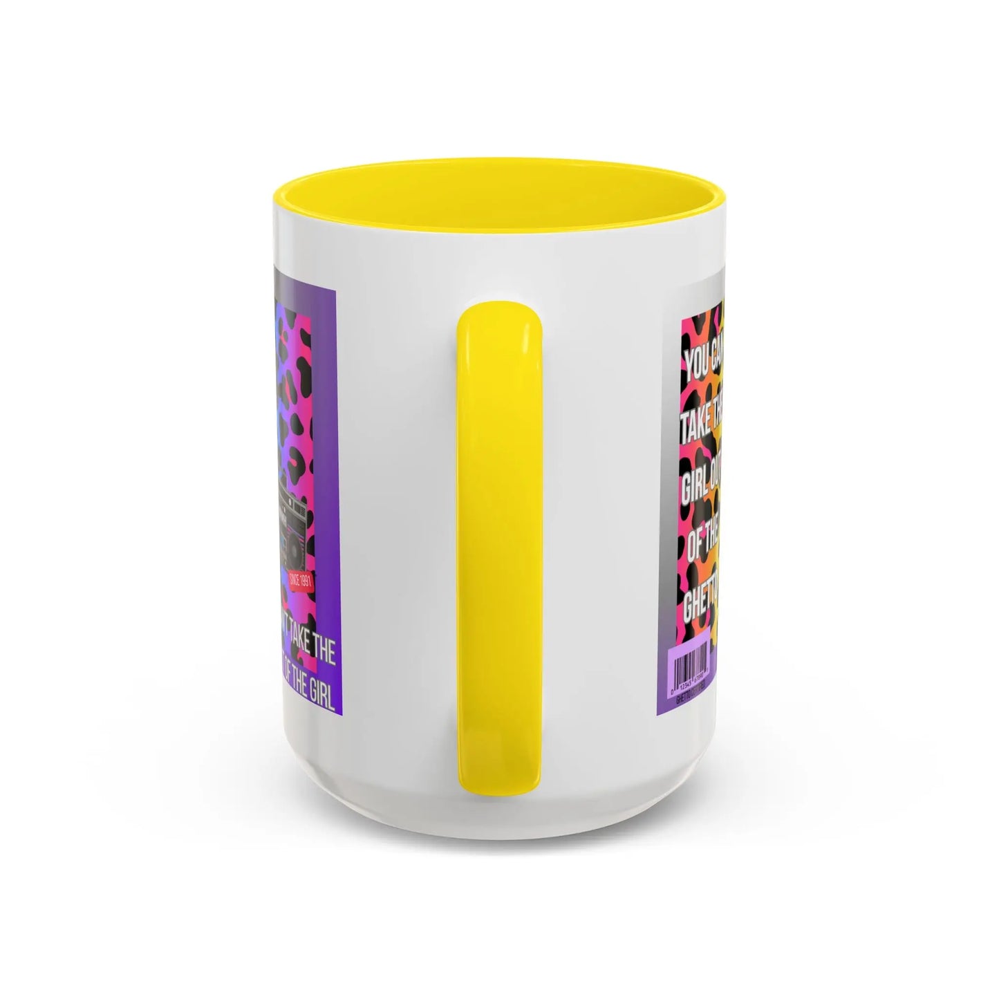 Funny Accent Mug, 8 Colors - You Can Take the Girl Out of the Ghetto Mug Printify