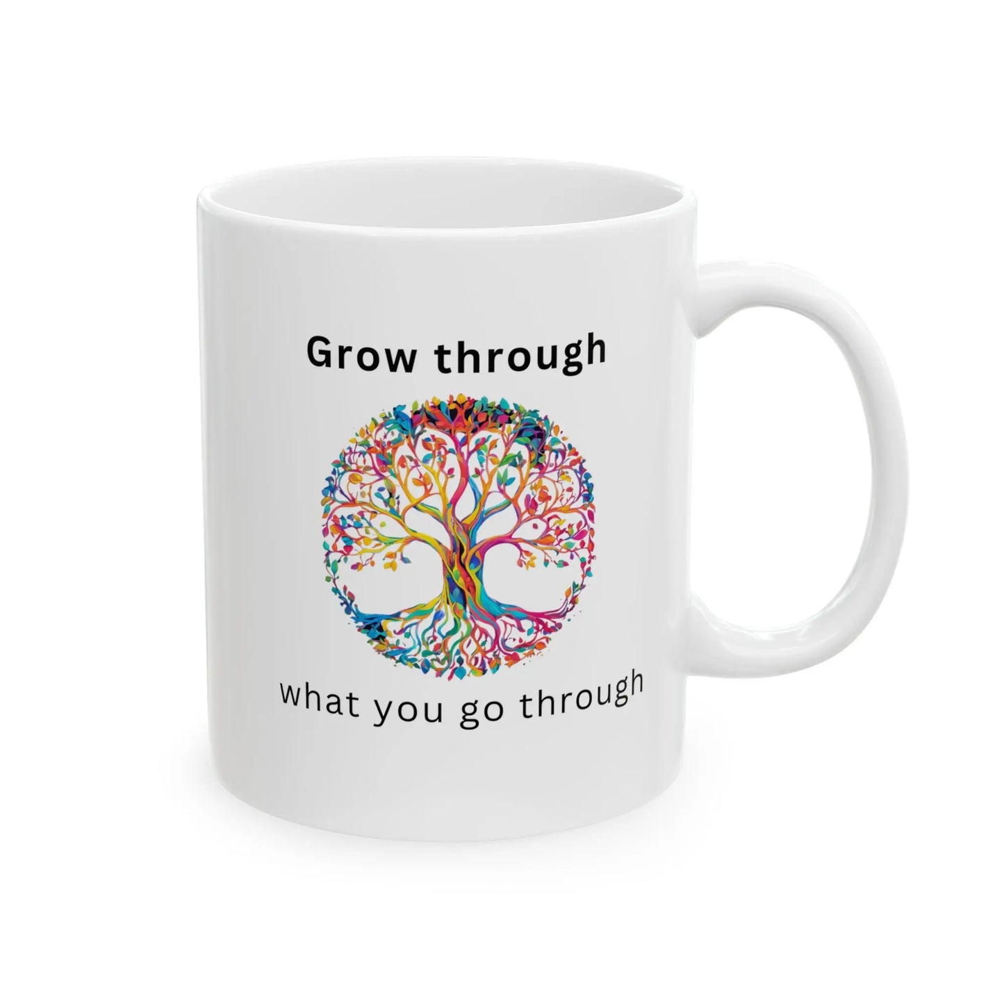 Inspirational Ceramic Mug, Tree of Life Printify