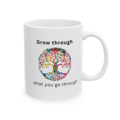 Inspirational Ceramic Mug, Tree of Life Printify