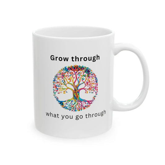 Inspirational Ceramic Mug, Tree of Life Printify