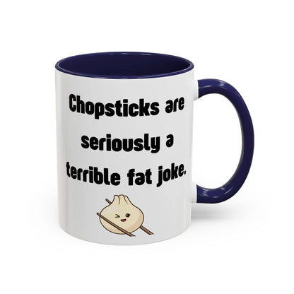 Funny Ceramic Mug, Fat Jokes Printify