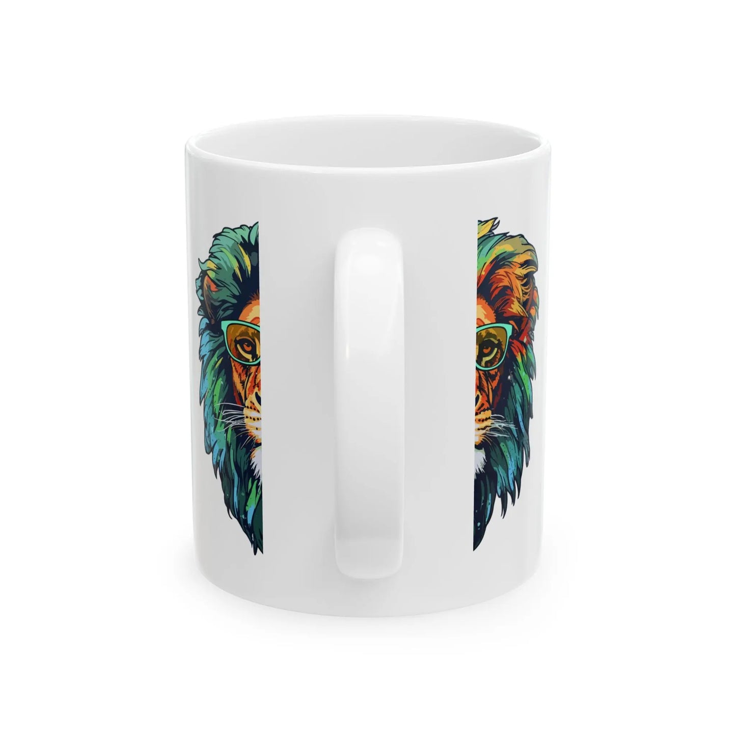 Inspirational Ceramic Mug, Lion Lovers Printify