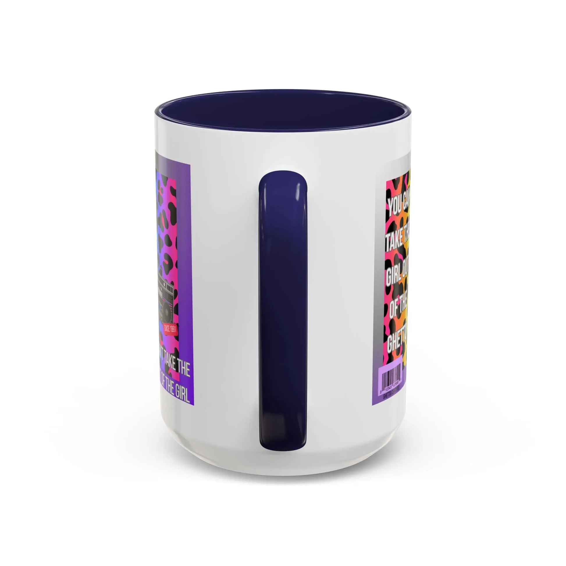Funny Accent Mug, 8 Colors - You Can Take the Girl Out of the Ghetto Mug Printify