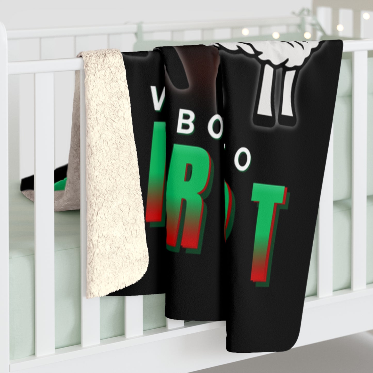 Christmas Throw Blanket Limited Edition, Black Sheep