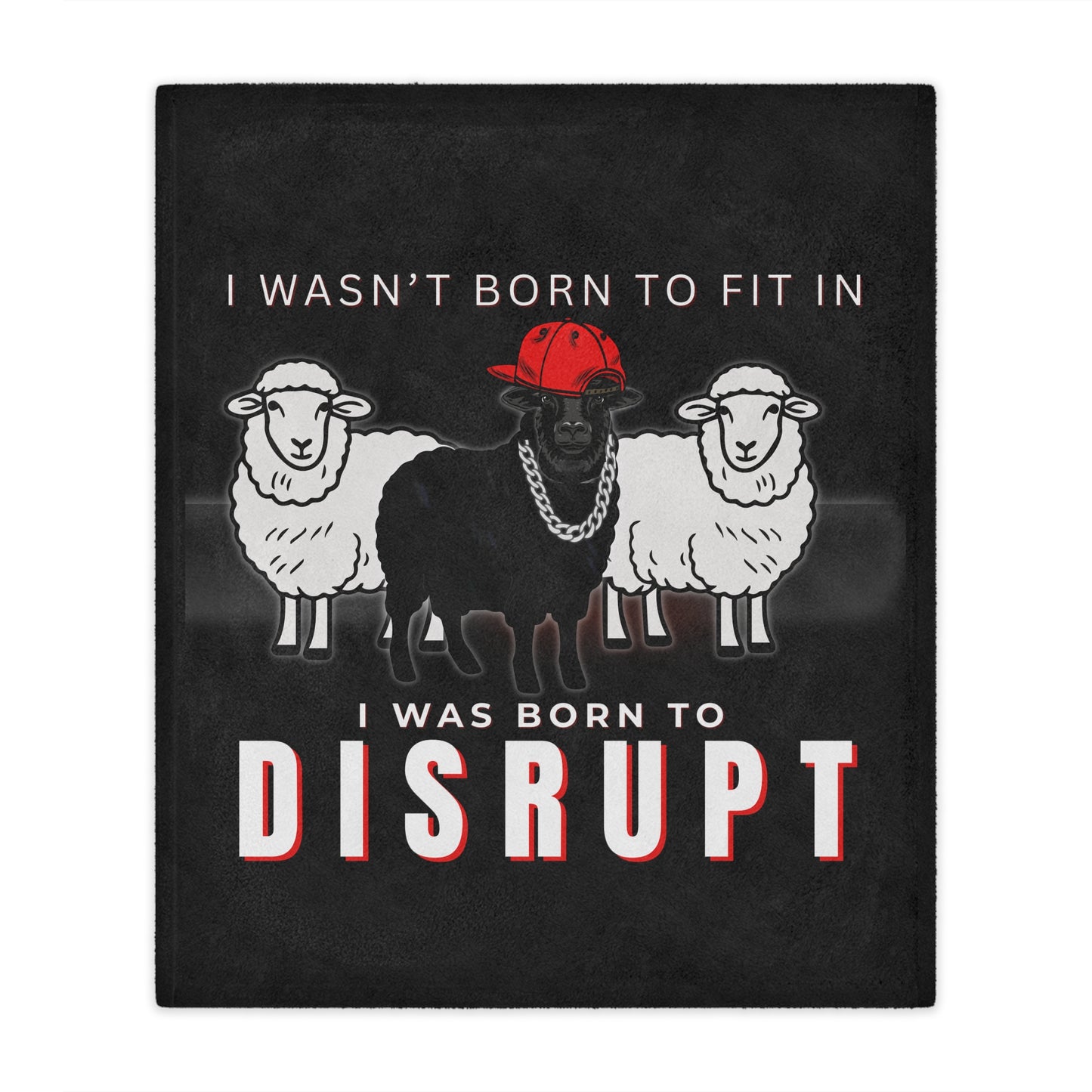 Black Sheep The Disruptor Bundle, Soft Minky Blanket + Matching Journal