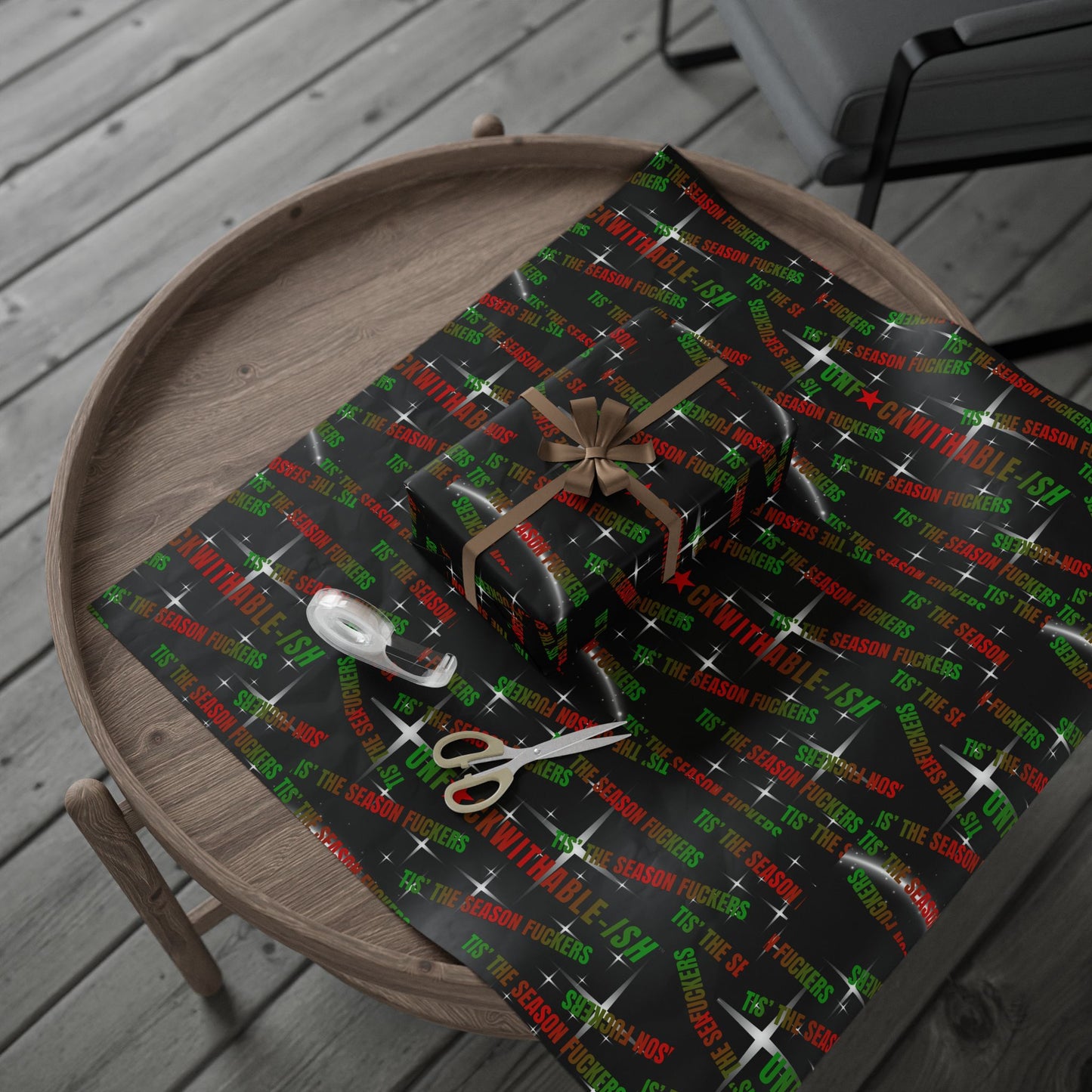 Tis’ The Season F★ckers – UNF★CKWITHABLE-ISH™ Holiday Gift Wrap