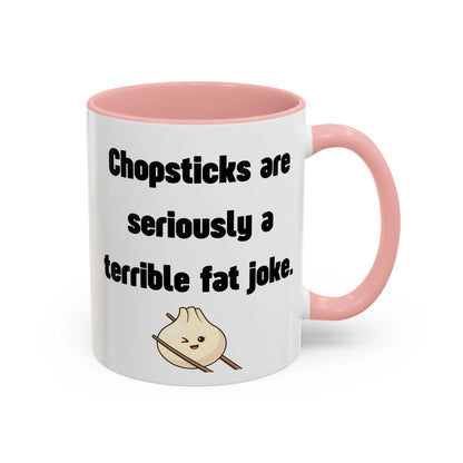 Funny Ceramic Mug, Fat Jokes Printify