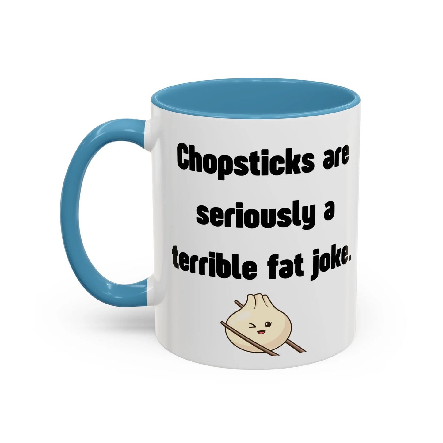 Funny Ceramic Mug, Fat Jokes Printify