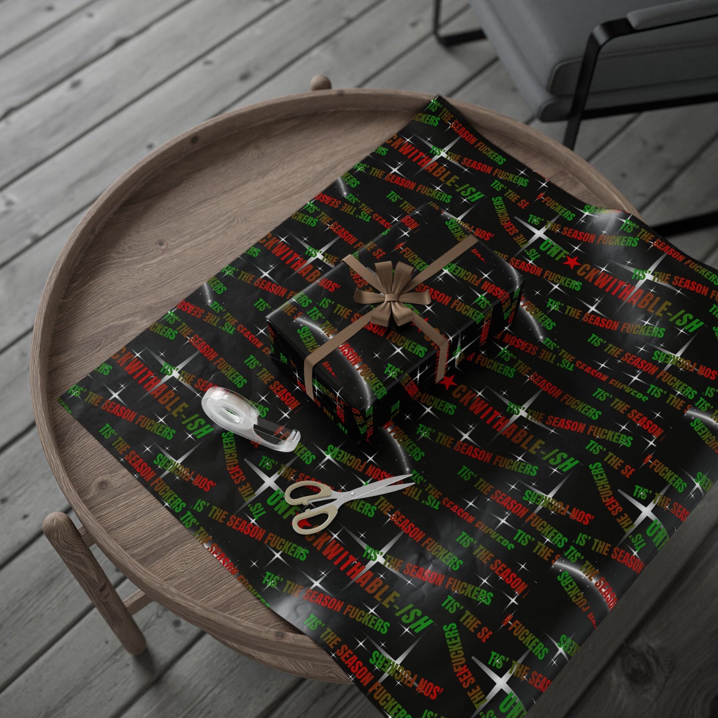 Tis’ The Season F★ckers – UNF★CKWITHABLE-ISH™ Holiday Gift Wrap