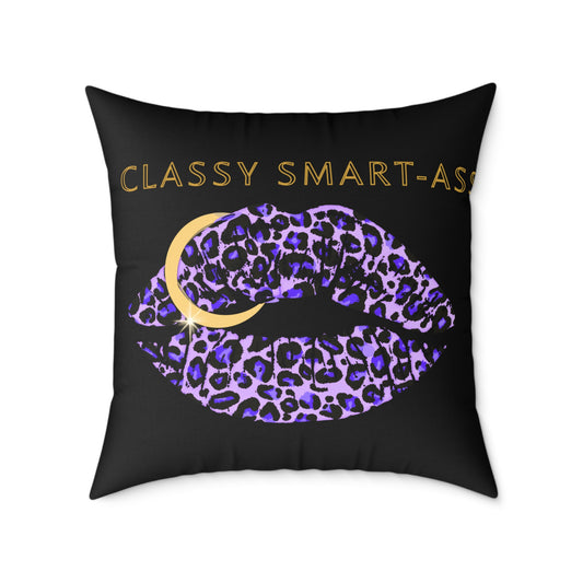 Classy Smart-Ass Leopard Pillow