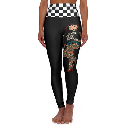 Rebel Tattooed Skarlitt High-Waisted Leggings, 4 Colors