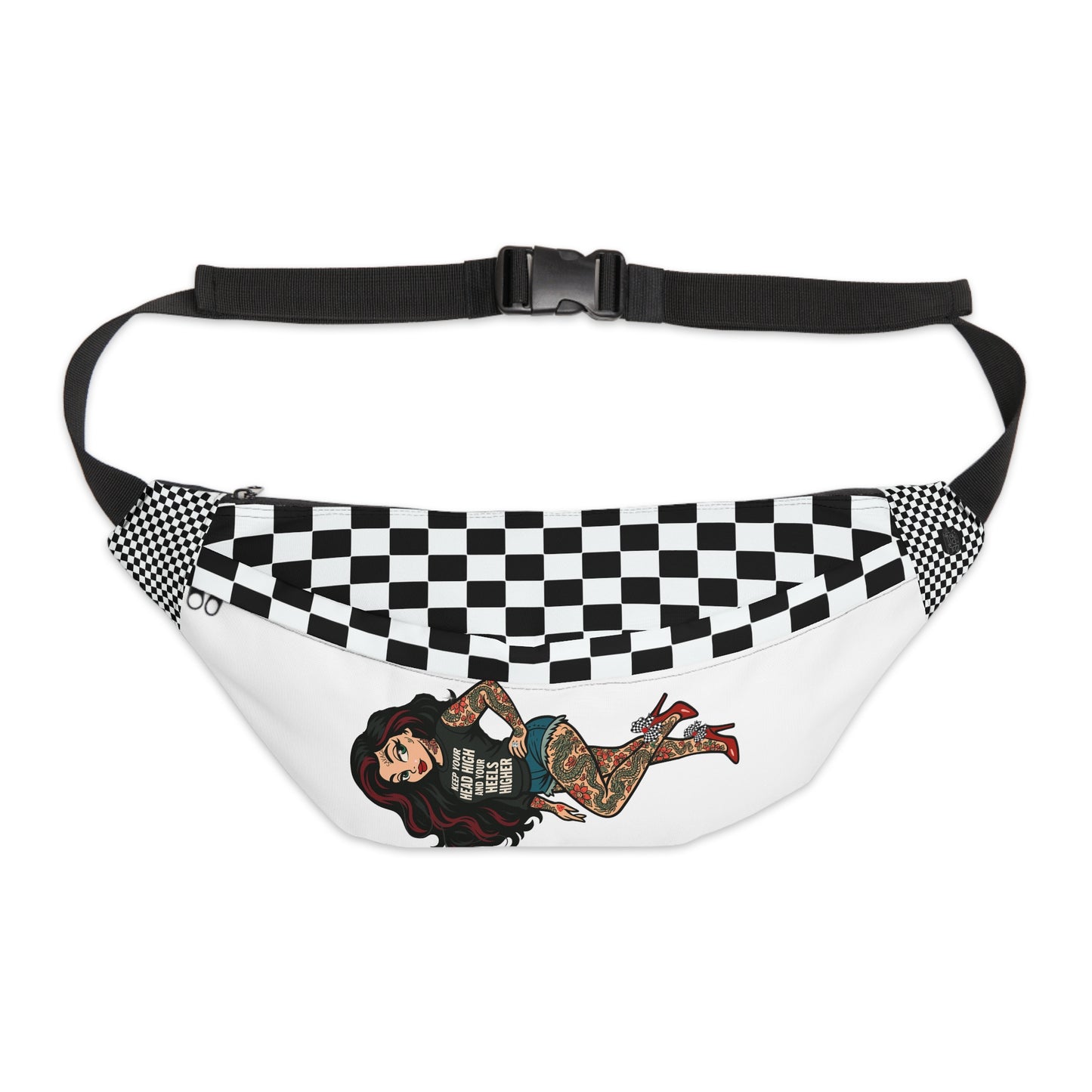 Tattooed Skarlitt Large Fanny Pack, Retro Rebel Limited Edition Colors