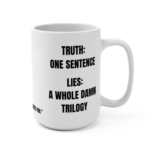 Funny Coffee Mug, Liars