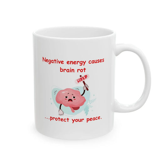 Funny mug Brain rot coffee mug
