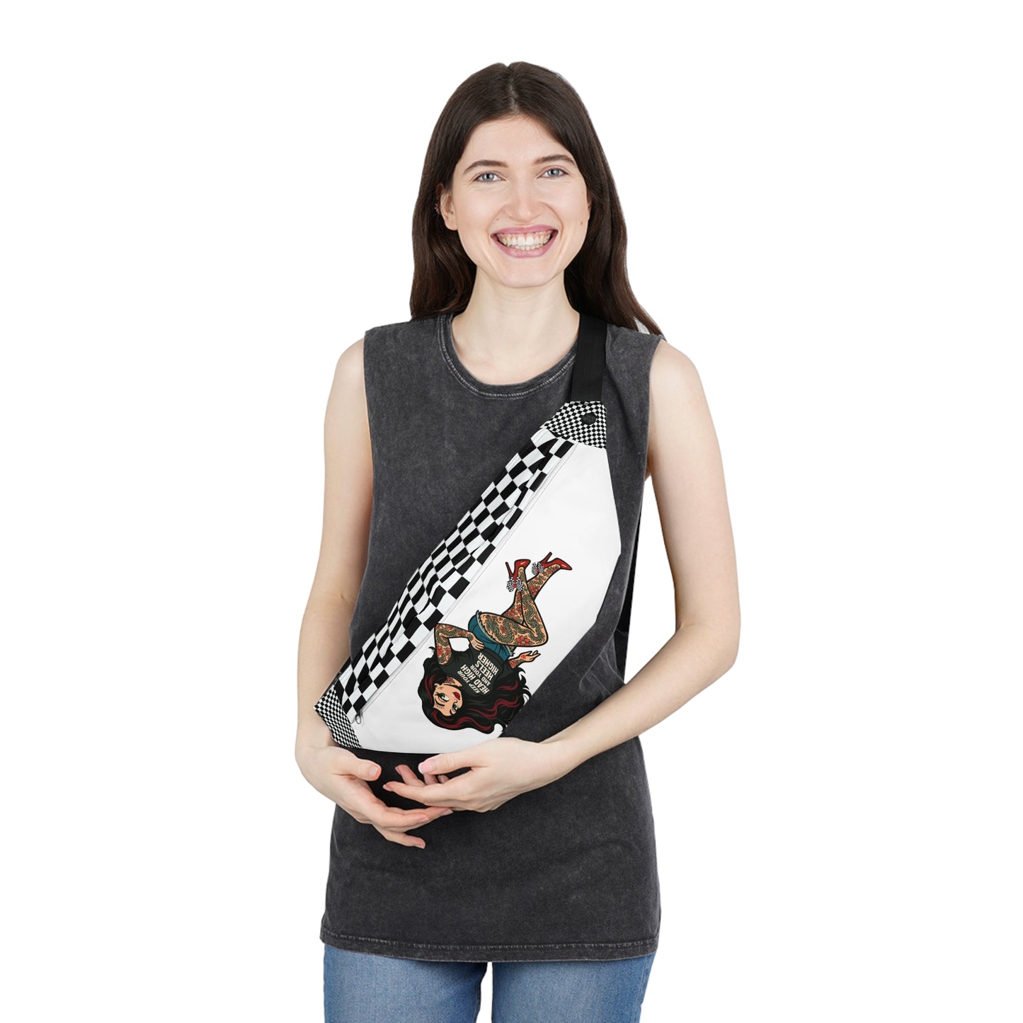 Tattooed Skarlitt Large Fanny Pack, Retro Rebel Limited Edition Colors