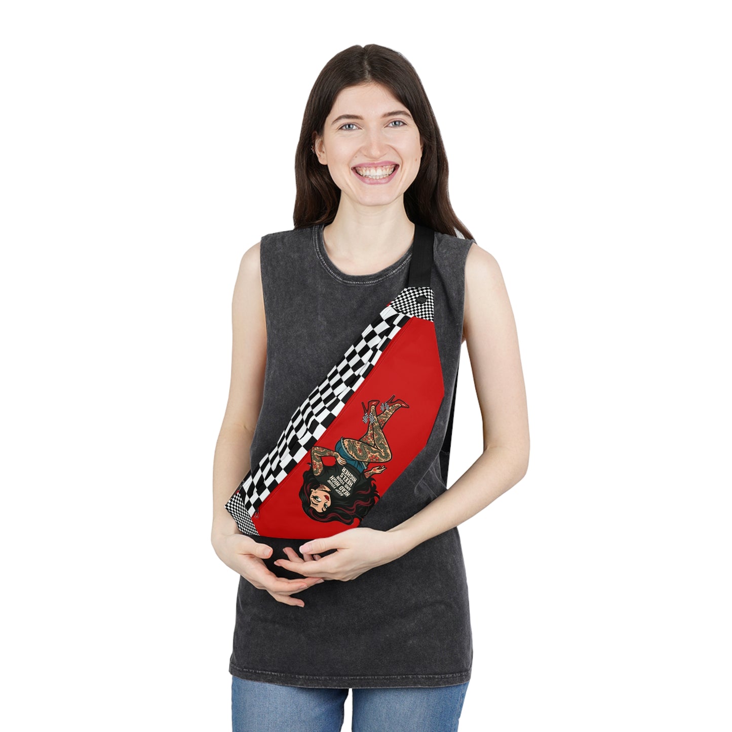 Tattooed Skarlitt Large Fanny Pack, Retro Rebel Limited Edition Colors