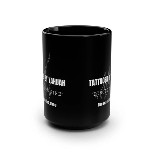 Tattooed by Yahuah Mug  Glossy 15oz
 Mug |The Bean Grind
