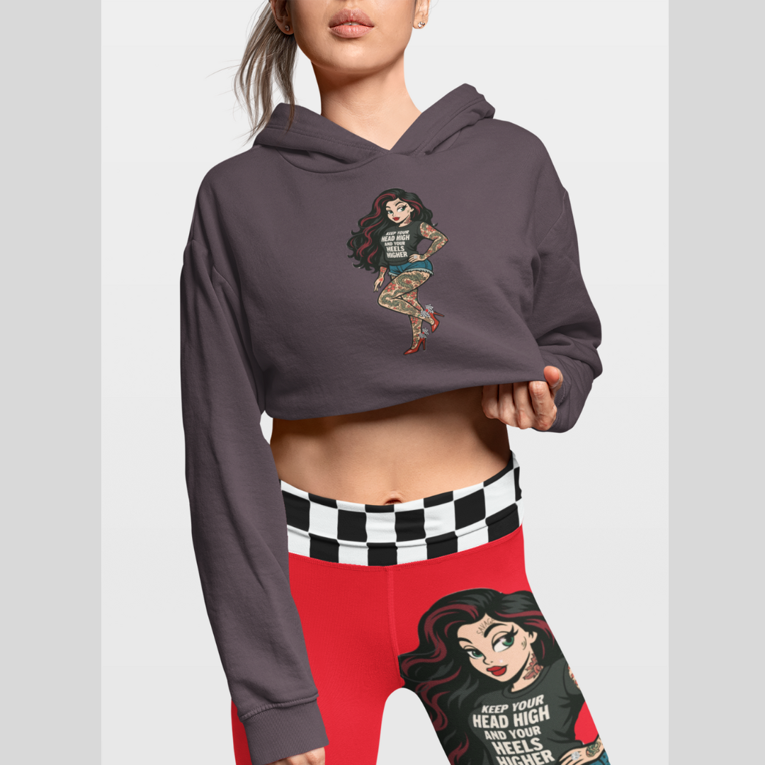 Rebel Tattooed Skarlitt High-Waisted Leggings, 4 Colors