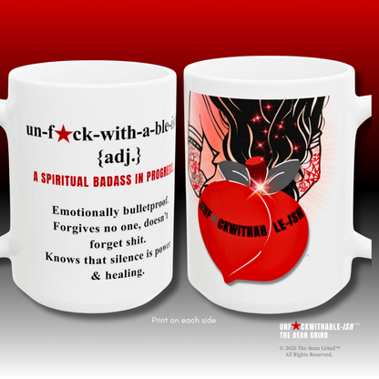UNF★CKWITHABLE-ISH™ Definition Mug, Skarlitt Silhouette